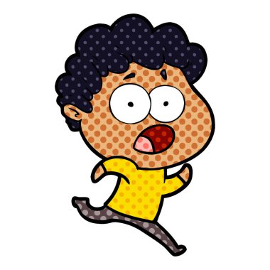 çizgi film adam sürpriz nefes nefese