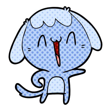 vektör çizim karikatür komik köpek