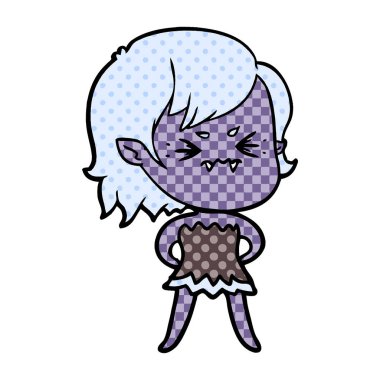 rahatsız çizgi film vampir kız