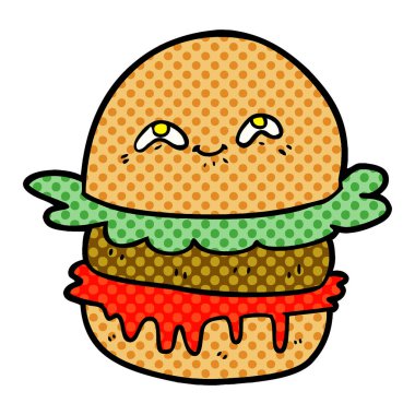 çizgi film lokanta burger