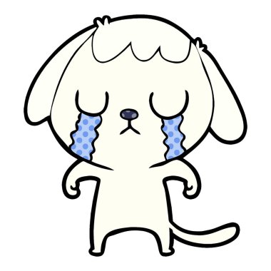 Çizgi film köpeğinin vektör çizimi