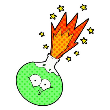 vektör çizim karikatür iksir