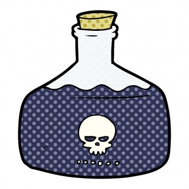 suikastçı zehir şişe çizgi film