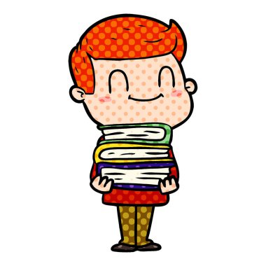 vektör çizim karikatür dostça adam