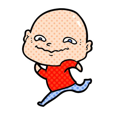 vektör çizim karikatür ürpertici adam