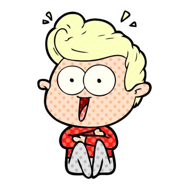 vektör çizim karikatür adam