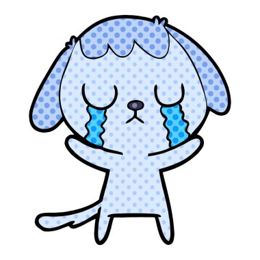 Çizgi film köpeğinin vektör çizimi