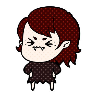 rahatsız çizgi film vampir kız