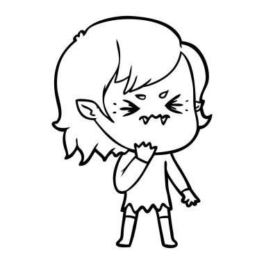 rahatsız çizgi film vampir kız