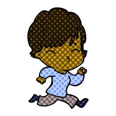 vektör çizim karikatür kadın düşünme