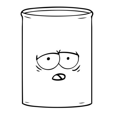 vektör çizim karikatür petrol davul