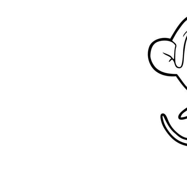 Векторна Ілюстрація Мультиплікаційного Мавпи Бізнесмена — стоковий вектор