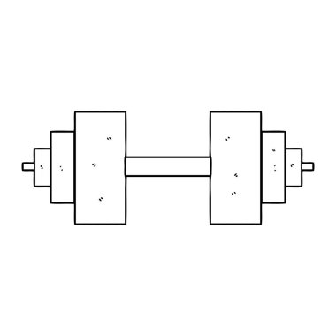 vektör çizim karikatür halter