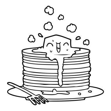 Lezzetli kek yığını