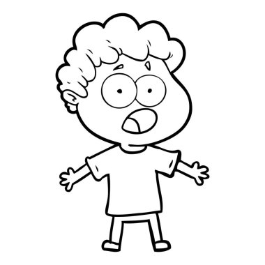 çizgi film adam sürpriz nefes nefese