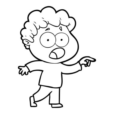 çizgi film adam sürpriz nefes nefese