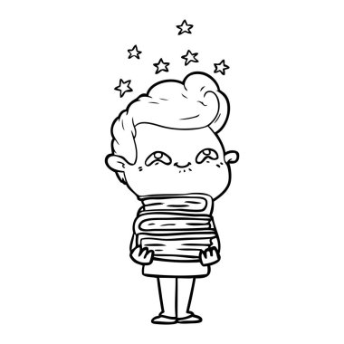 vektör çizim karikatür adam