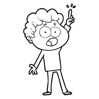 çizgi film adam sürpriz nefes nefese