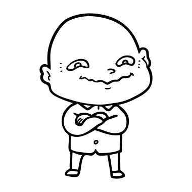 vektör çizim karikatür adam