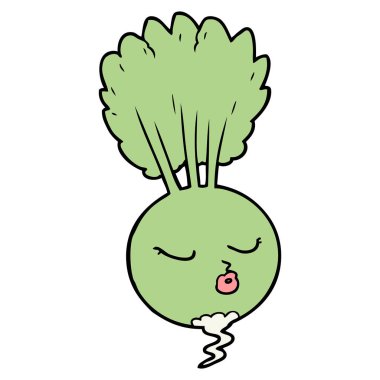 vektör çizim karikatür bitkisel