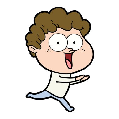 vektör çizim karikatür adam