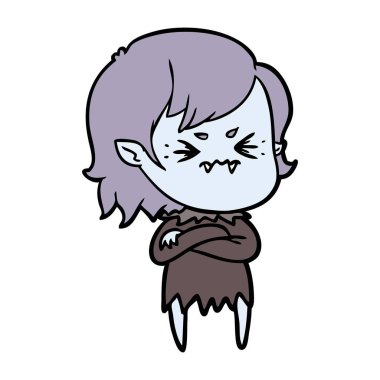 rahatsız çizgi film vampir kız