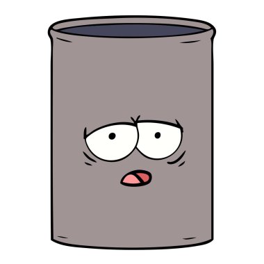 vektör çizim karikatür petrol davul