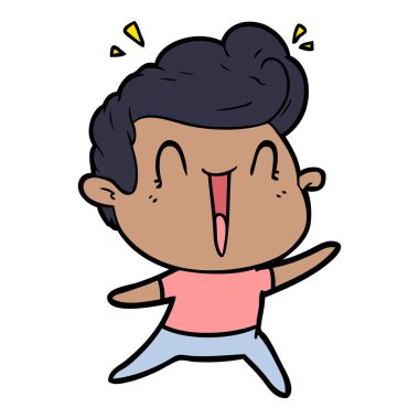 vektör çizim karikatür adam