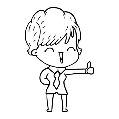  vektör çizim karikatür komik kadın