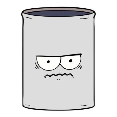 vektör çizim karikatür petrol davul