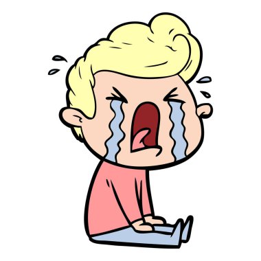 vektör çizim karikatür adam