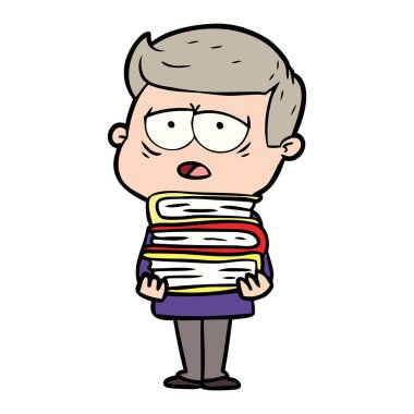 vektör çizim karikatür adam