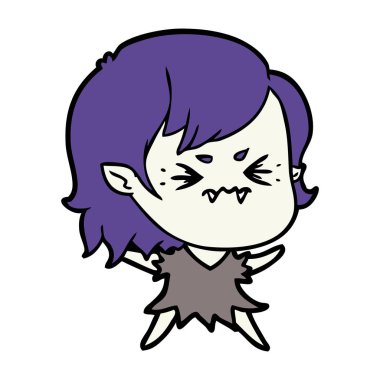 rahatsız çizgi film vampir kız