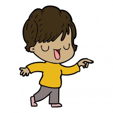  vektör çizim karikatür kadın söz