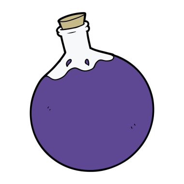 vektör çizim karikatür iksir