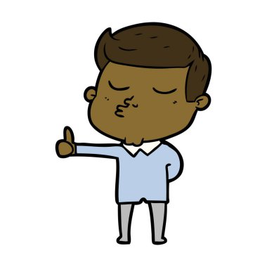 surat asmayı karikatür modeli adam