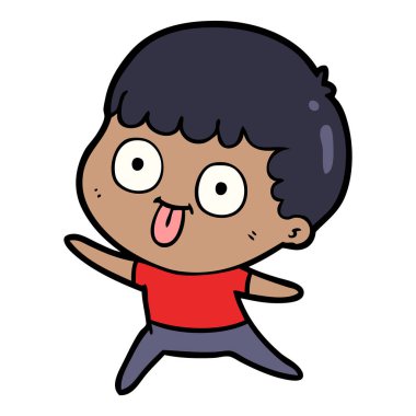  vektör çizim karikatür adam bakıyor