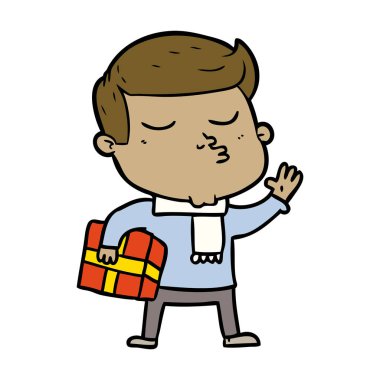 surat asmayı karikatür modeli adam