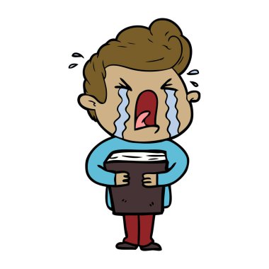 vektör çizim karikatür adam