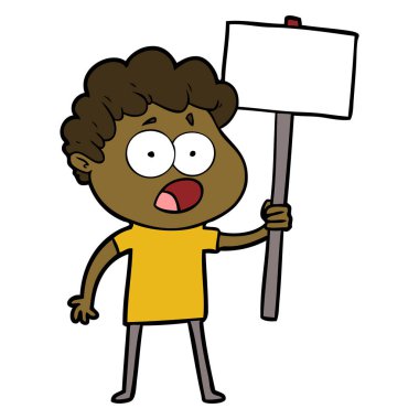 çizgi film adam sürpriz nefes nefese