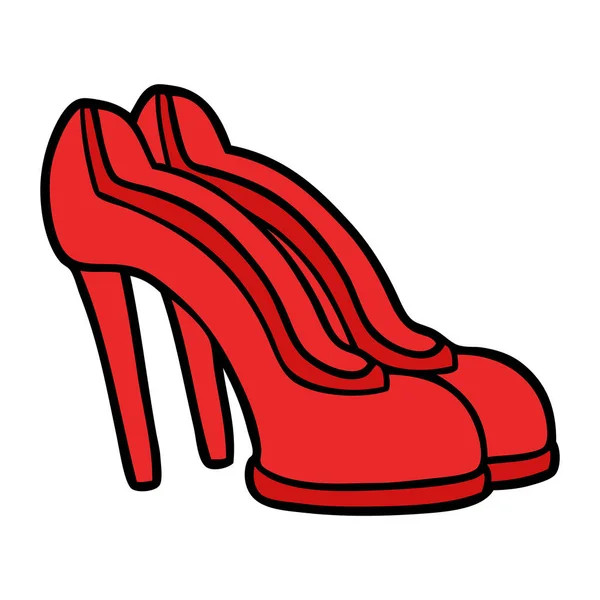 Ilustración Vectorial Zapatos Dibujos Animados — Archivo Imágenes Vectoriales