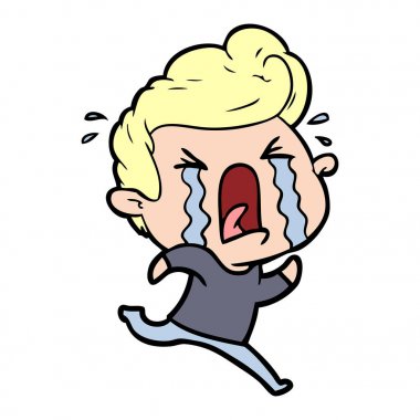 vektör çizim karikatür adam