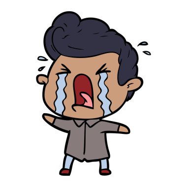 vektör çizim karikatür adam