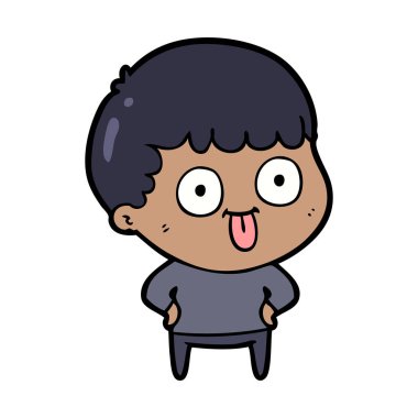 çizgi film çocuk vektör çizim