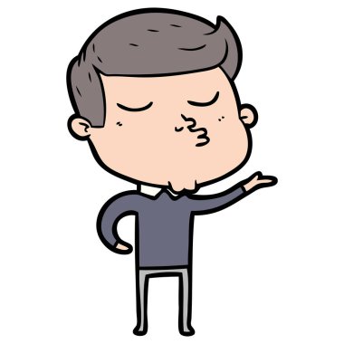 surat asmayı karikatür modeli adam