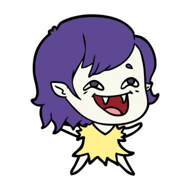 gülen vampir kız çizgi film