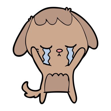 Çizgi film köpeğinin vektör çizimi