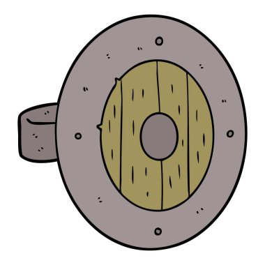 vektör çizim karikatür kalkan