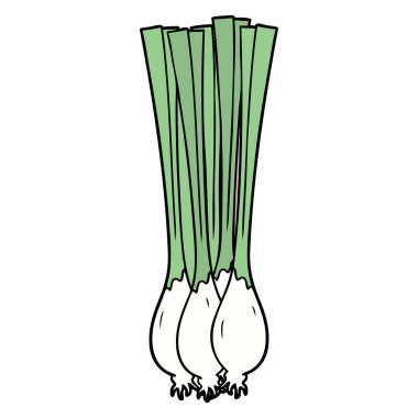 vektör çizim karikatür soğan