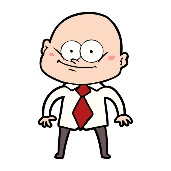 Cartoon Manager Man Staren — Stockvector